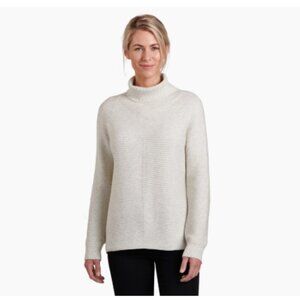 Kuhl Women's Cream Turtleneck Sweater